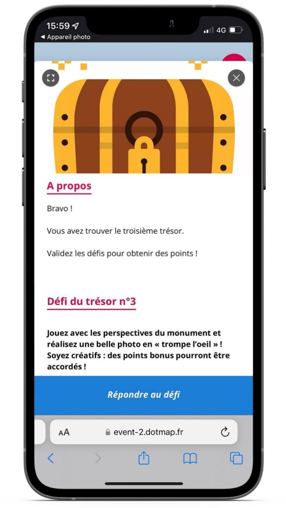 Défis sur un téléphone