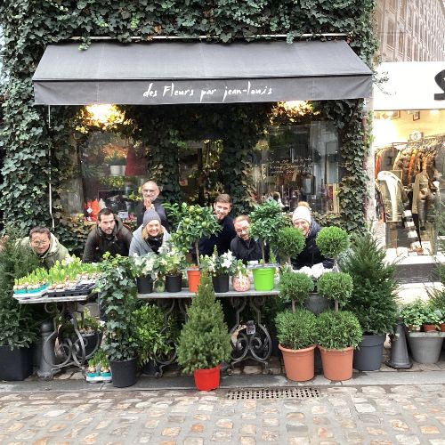 groupe de personne en teambuilding dans un ville d'Alsace