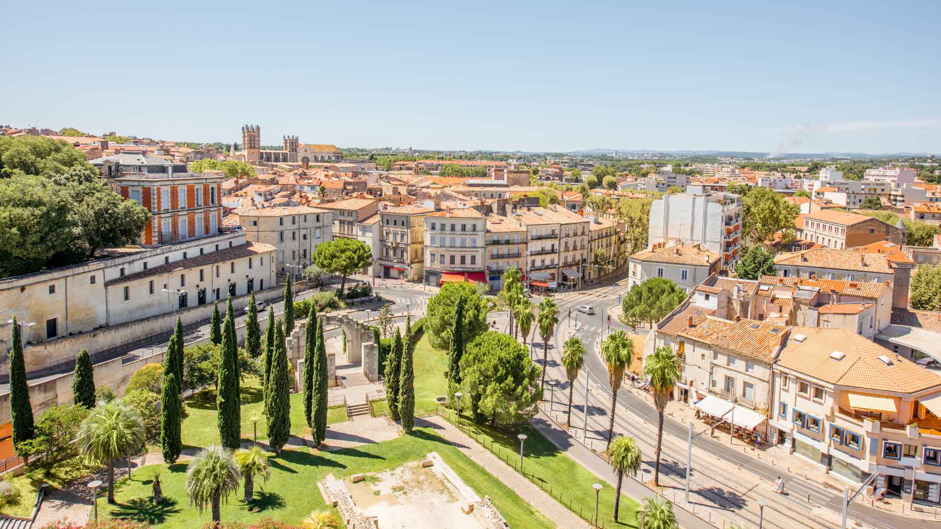 Photo panomarique de Montpellier