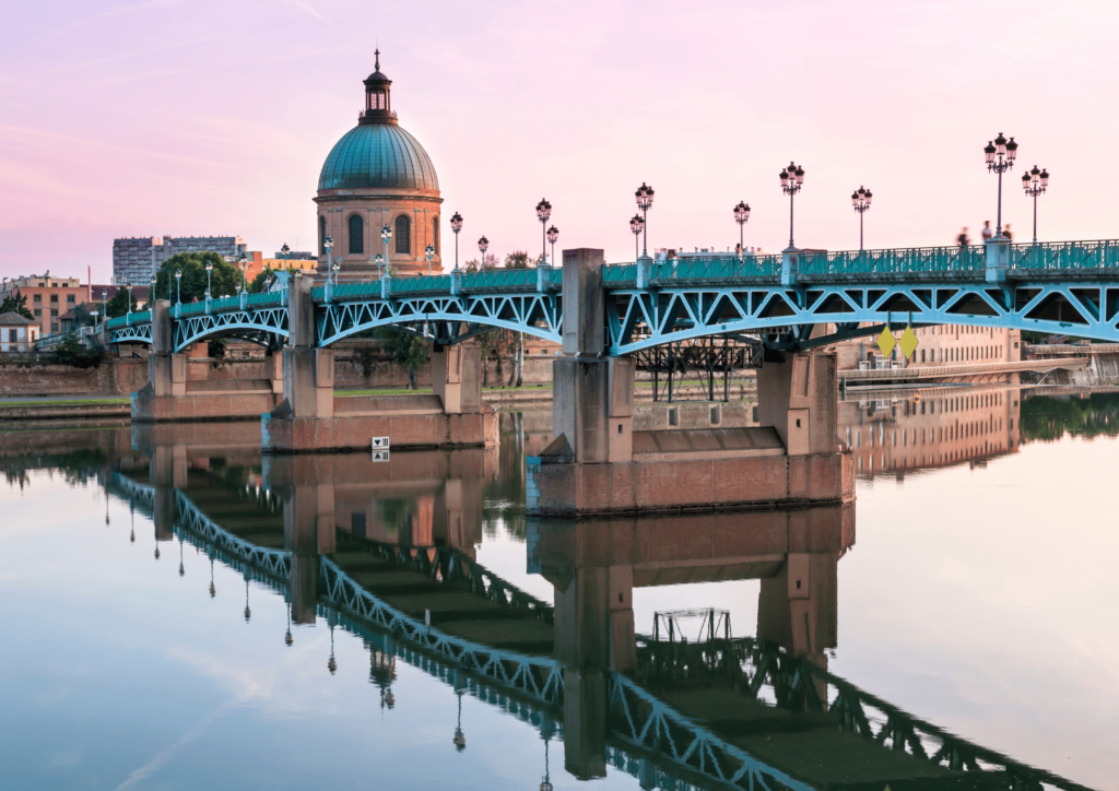 Photo du pont Saint Pierre à Toulouse
