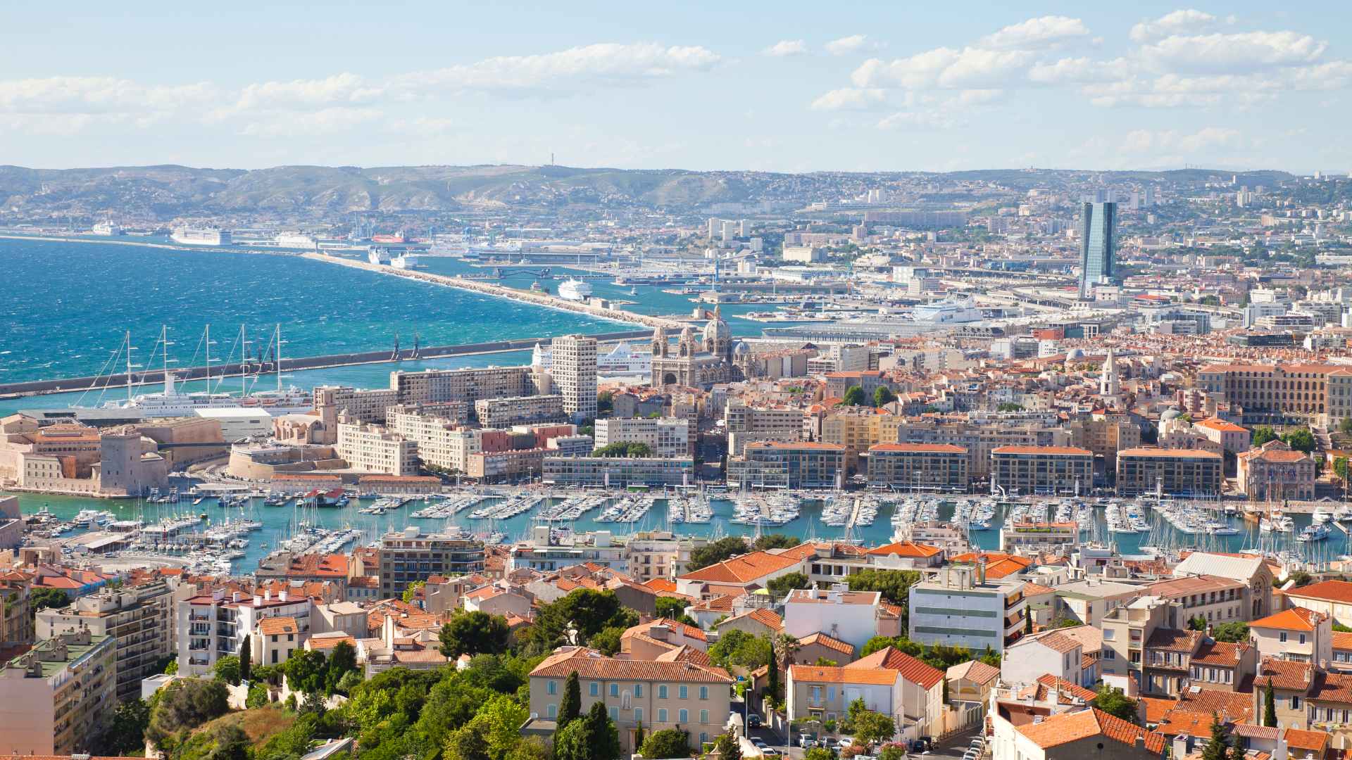 Photo panoramique de Marseille