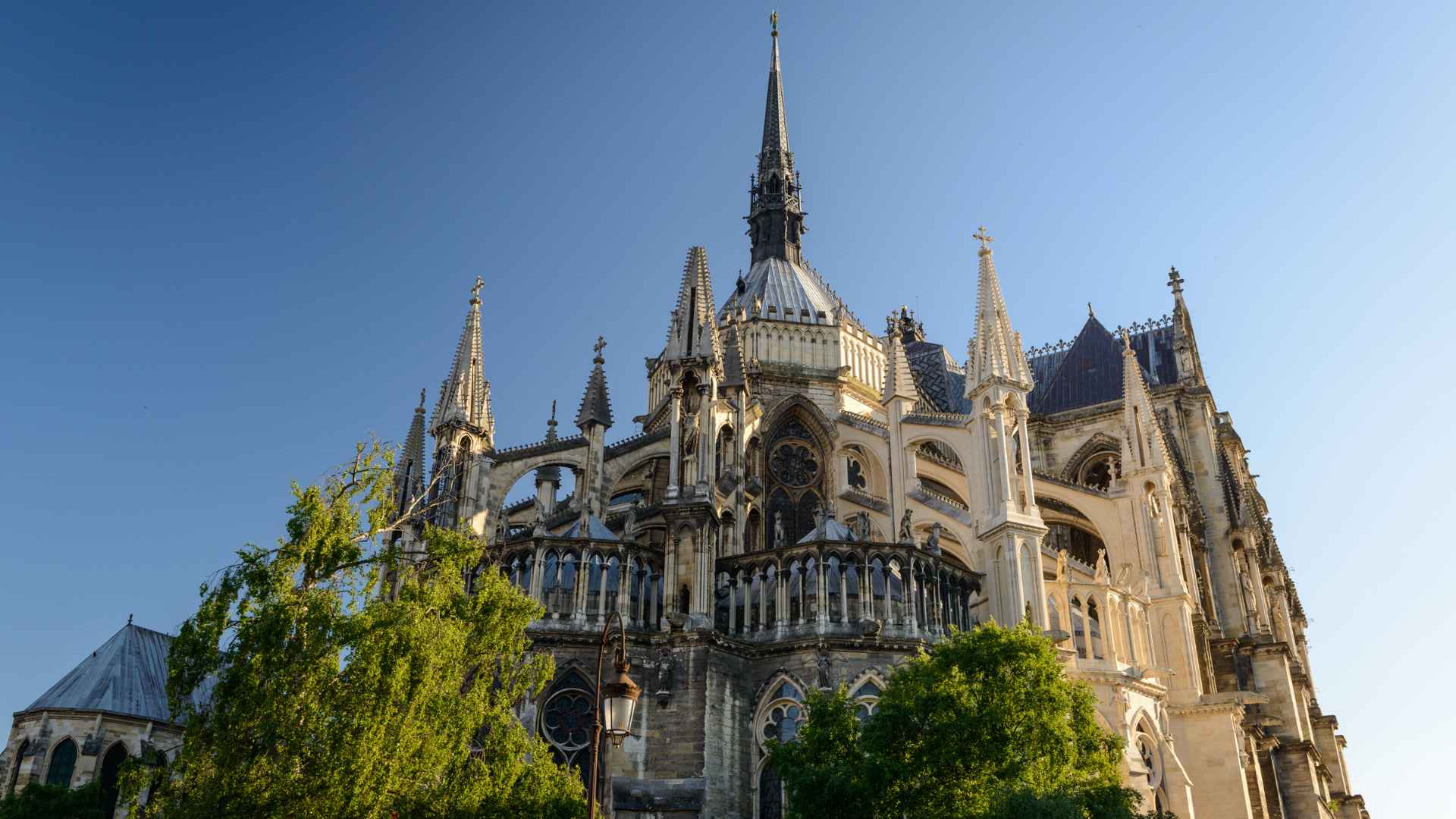 Photo d'une cathédrale à Reims