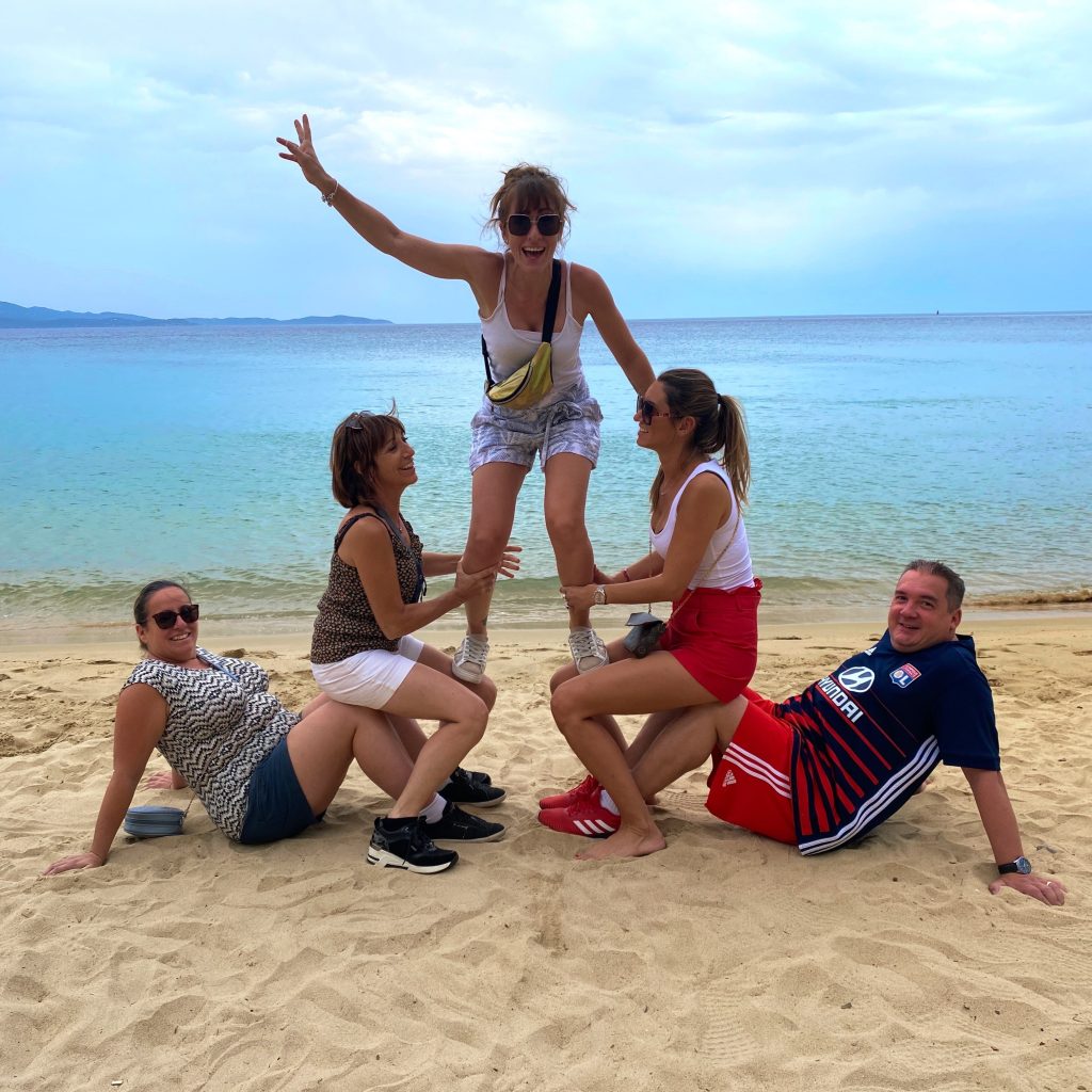 Olympiades à la plage