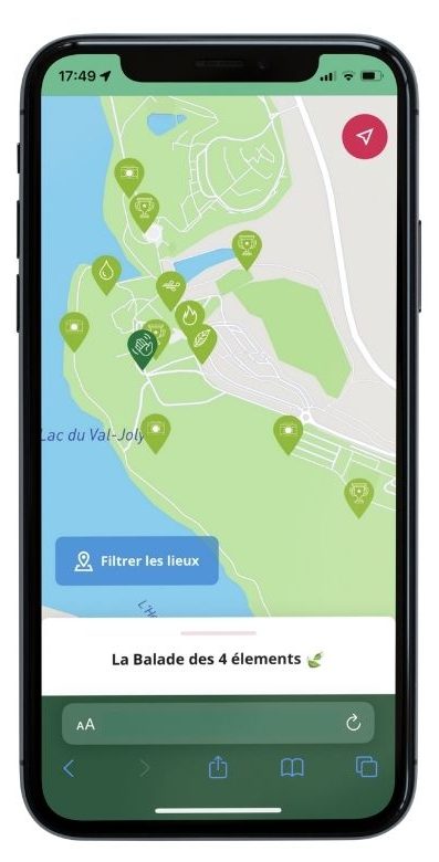 Mockup chasse aux trésors nature