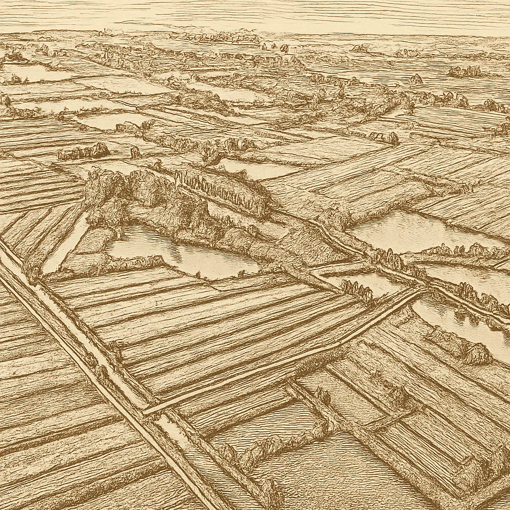 Illustration des marais Audomarois