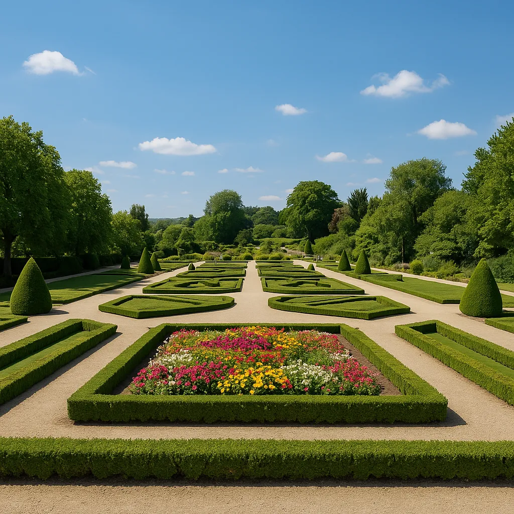 Illustration du jardin de Leveché