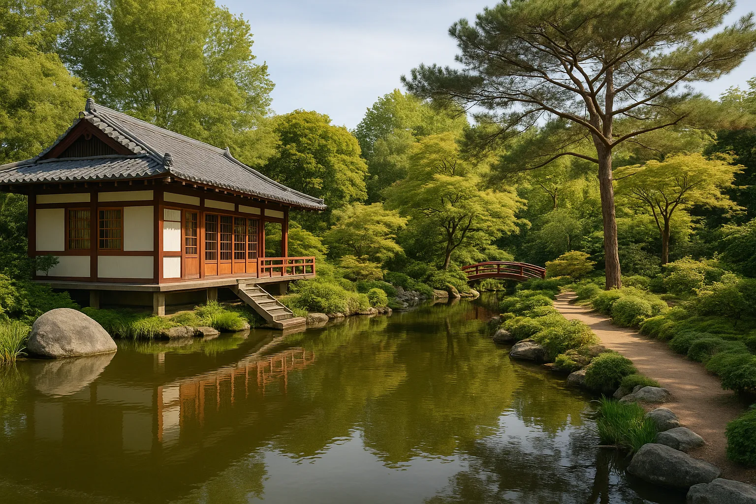 Photo de l'île de Versailles à Nantes