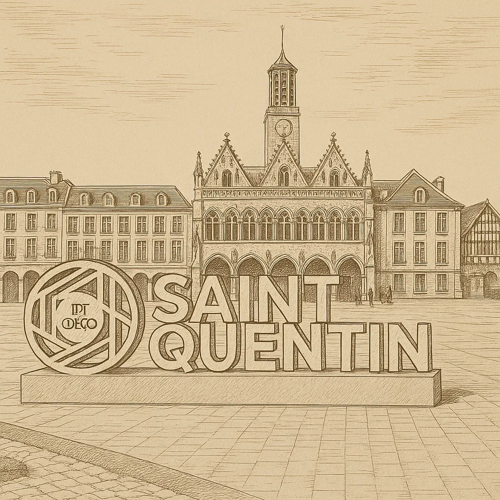 Illustration de la place Saint Quentin