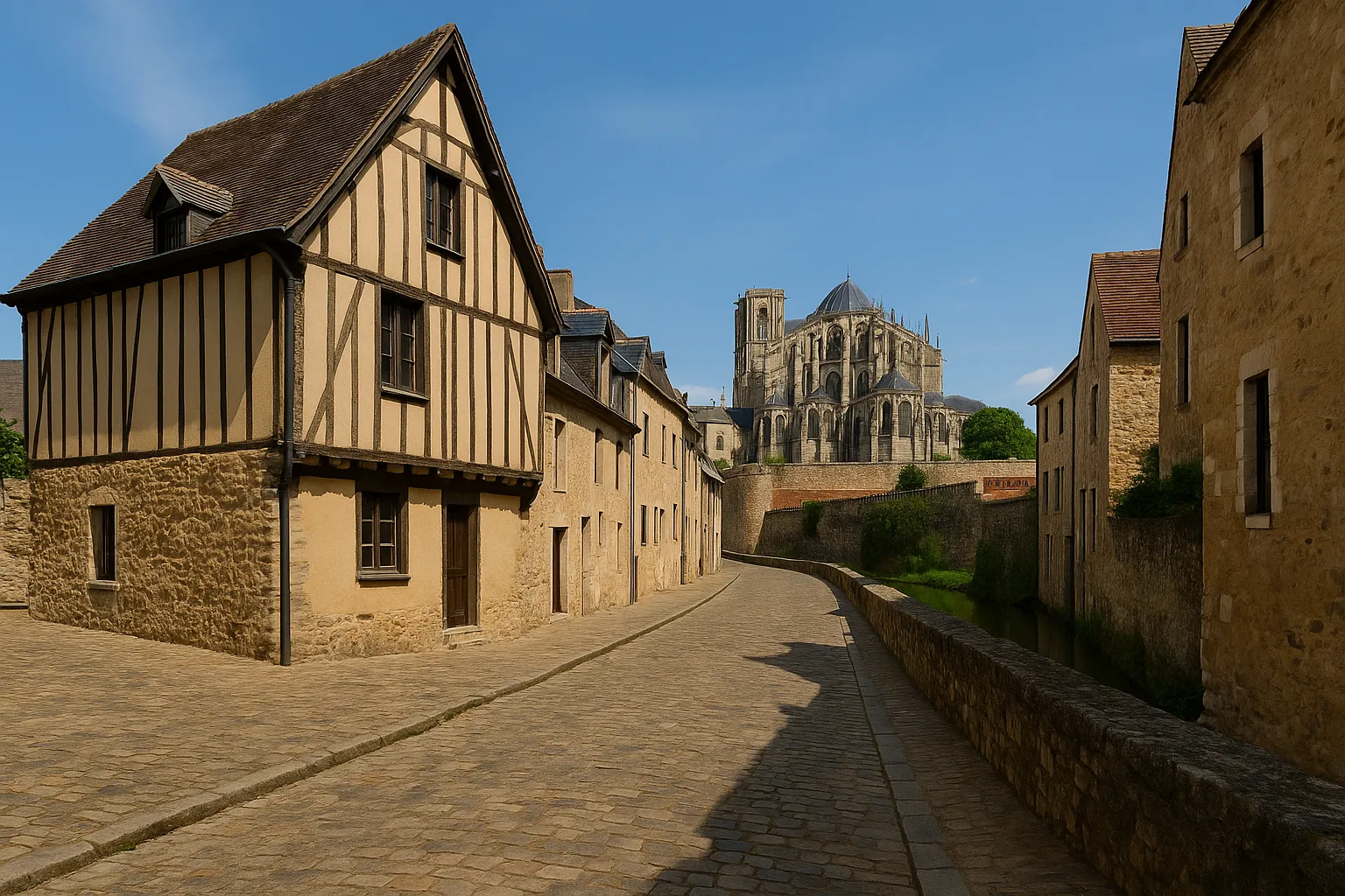 Photo de la cité Plantegenet au Mans