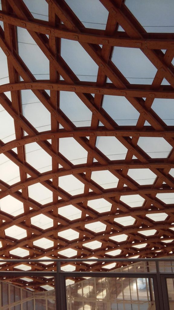 Mur du centre Pompidou à Metz