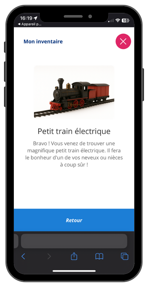 Mockup Course aux Jouets