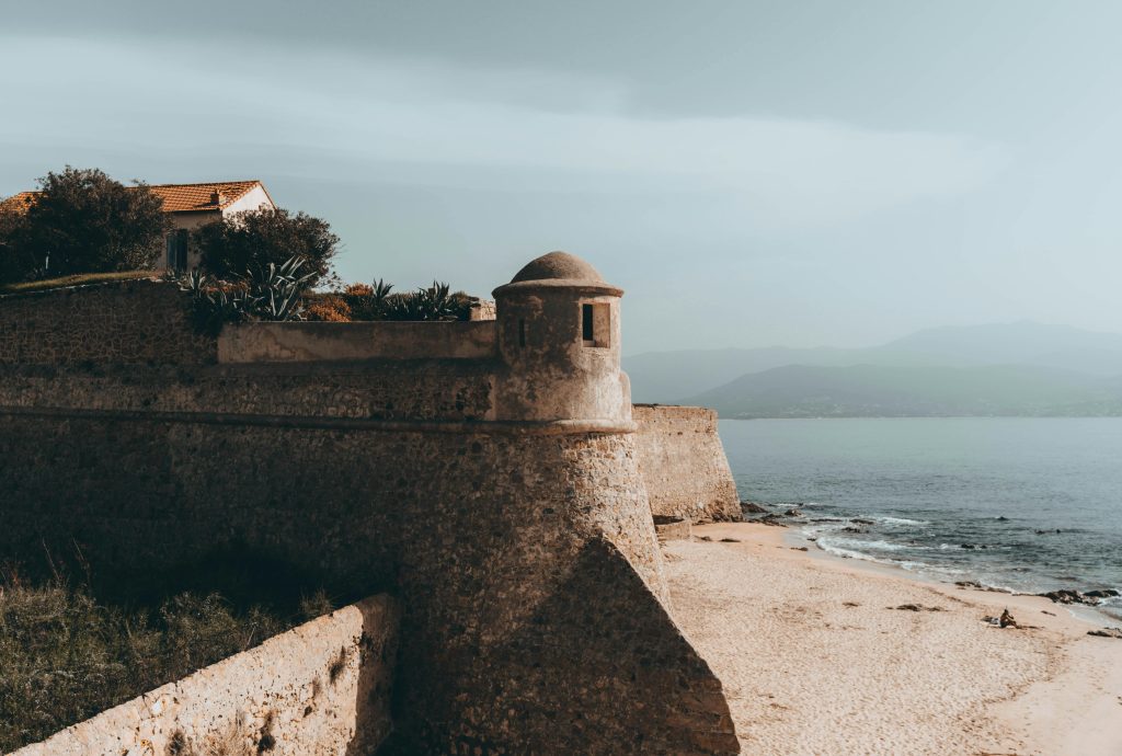 Photo d'un bout de plage à Ajaccio